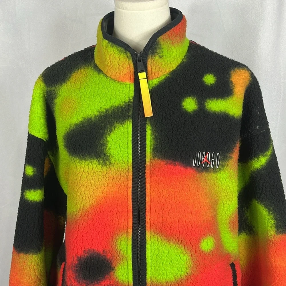Nike Air‎ Jordan Flight MVP Infrared Heat AOP Deep Pile Fleece.